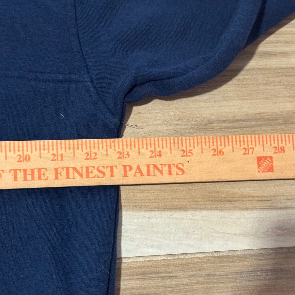 Vintage 90s Logo Athletic Notre Dame Fighting Irish 1/4 Zip Pullover Sweatshirt - Picture 7 of 9
